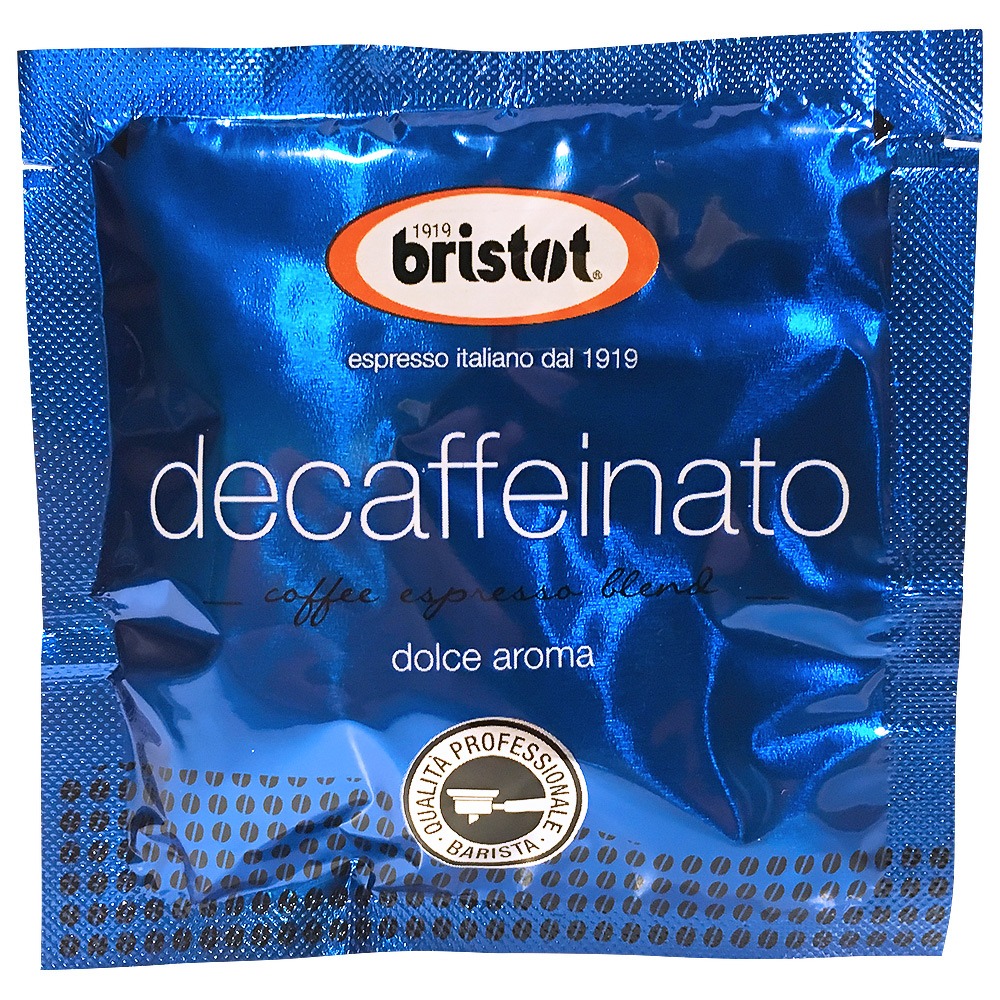 measure Quote Perch Bristot Espresso Decaf Pods (50/7b Packs) - Sunbelt Imports Inc.