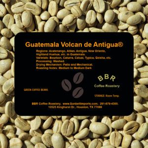 Guatemalan Green Coffee.